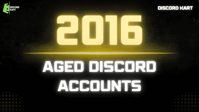 2016 Discord Accounts